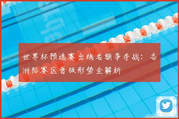 世界杯预选赛出线名额争夺战：各洲际赛区晋级形势全解析